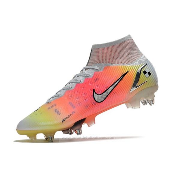 Nike Mercurial Superfly Elite SG PRO AC Blanco Rojo Plata